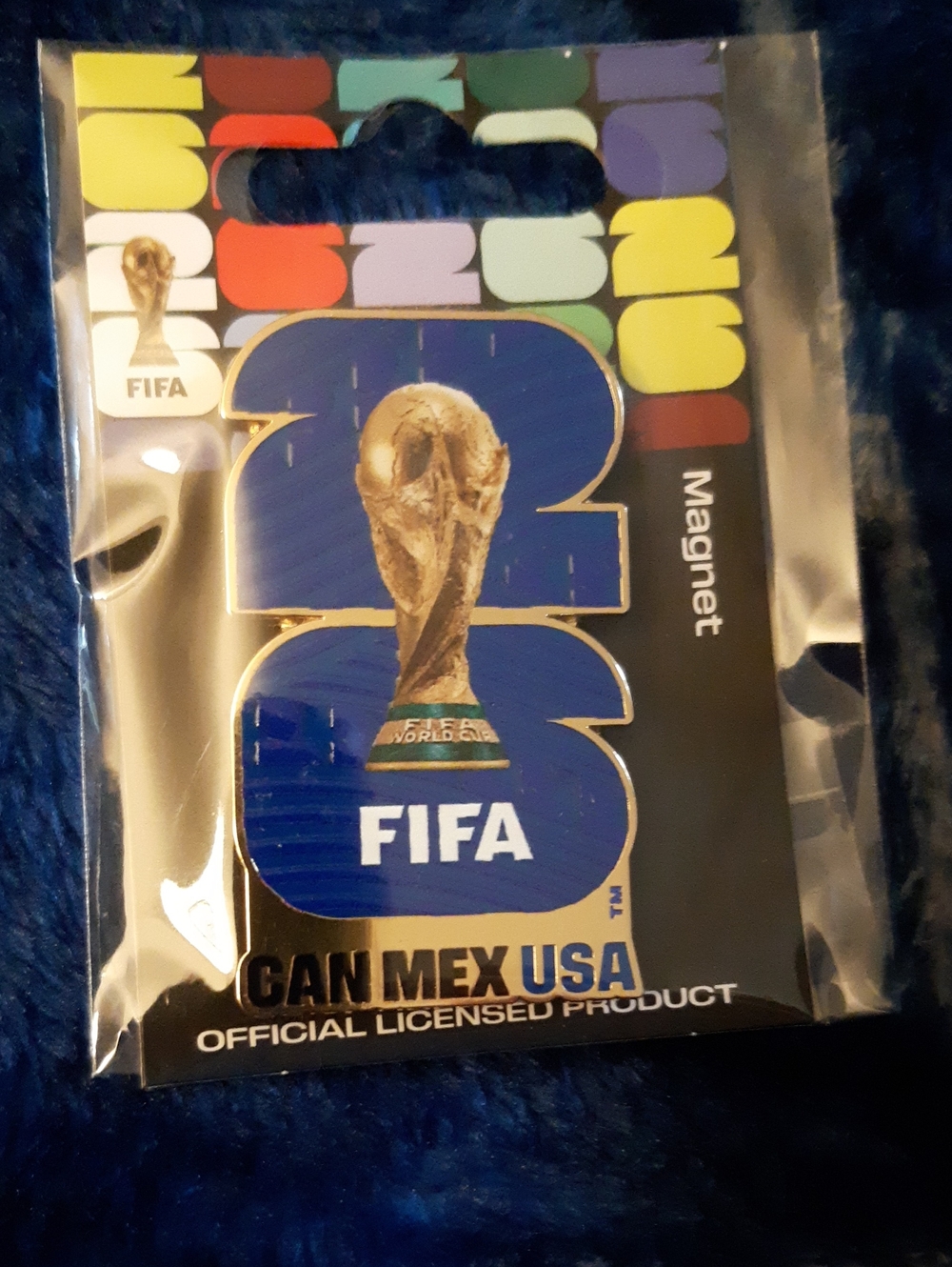 FIFA Blue World Cup 2018 Magnet Key & Card Holder